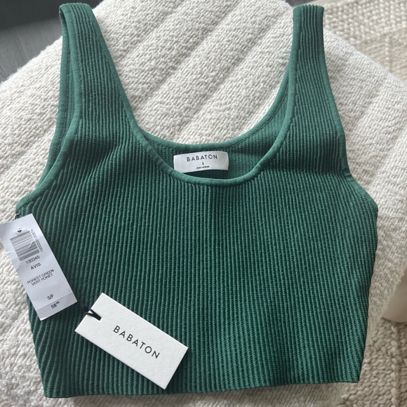 Aritzia Babaton Sculpt Cropped Scoopneck Tank - Picture 10 of 12